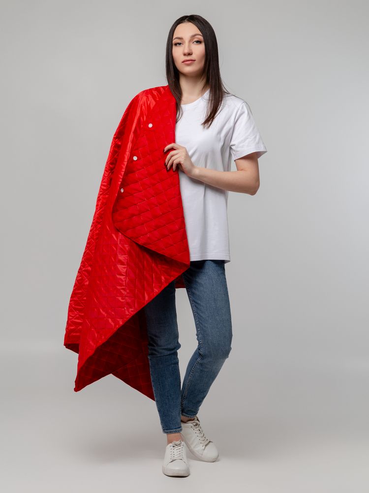 Плед-пончо для пикника SnapCoat, красный / Миниатюра WWW (1000)