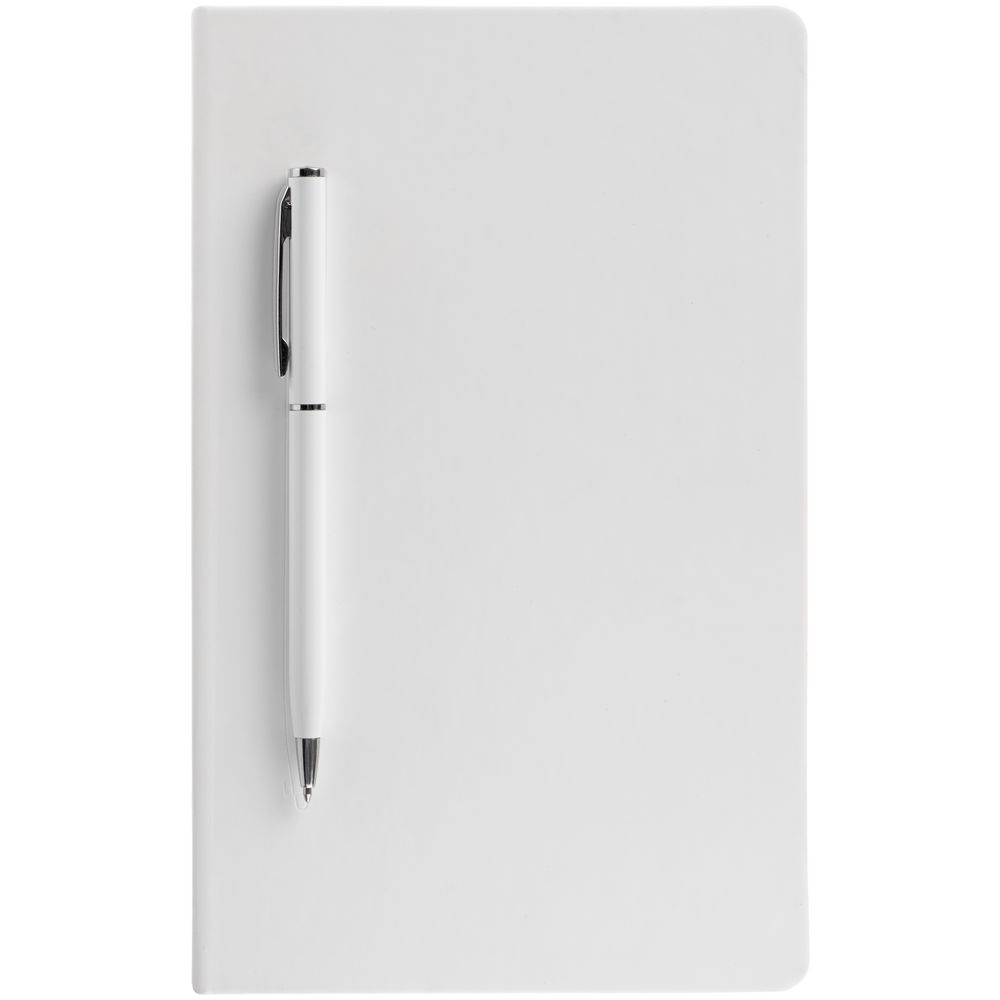 Ежедневник Magnet Shall, недатированный, белый / Миниатюра WWW (1000)