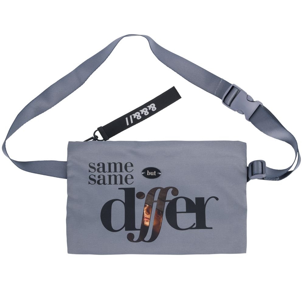 Поясная сумка W2, серая / Миниатюра нанесения (1000)