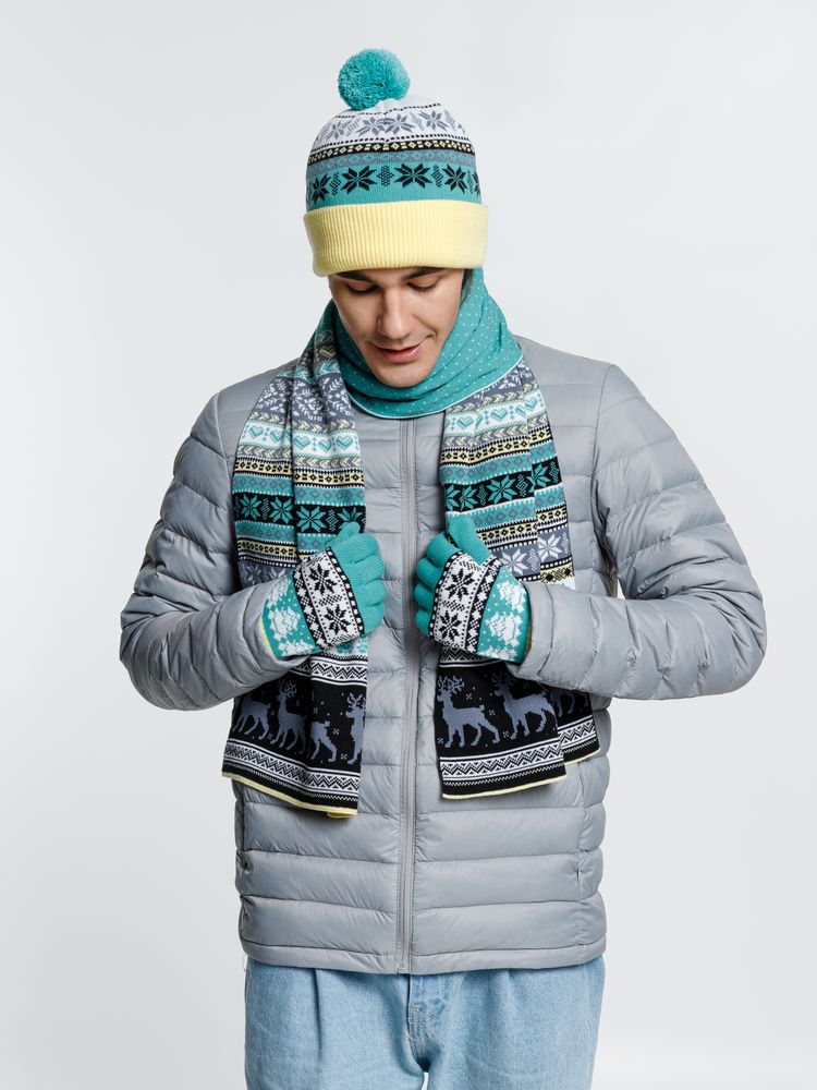 Перчатки Mirakler, зеленые с желтым / Миниатюра WWW (1000)