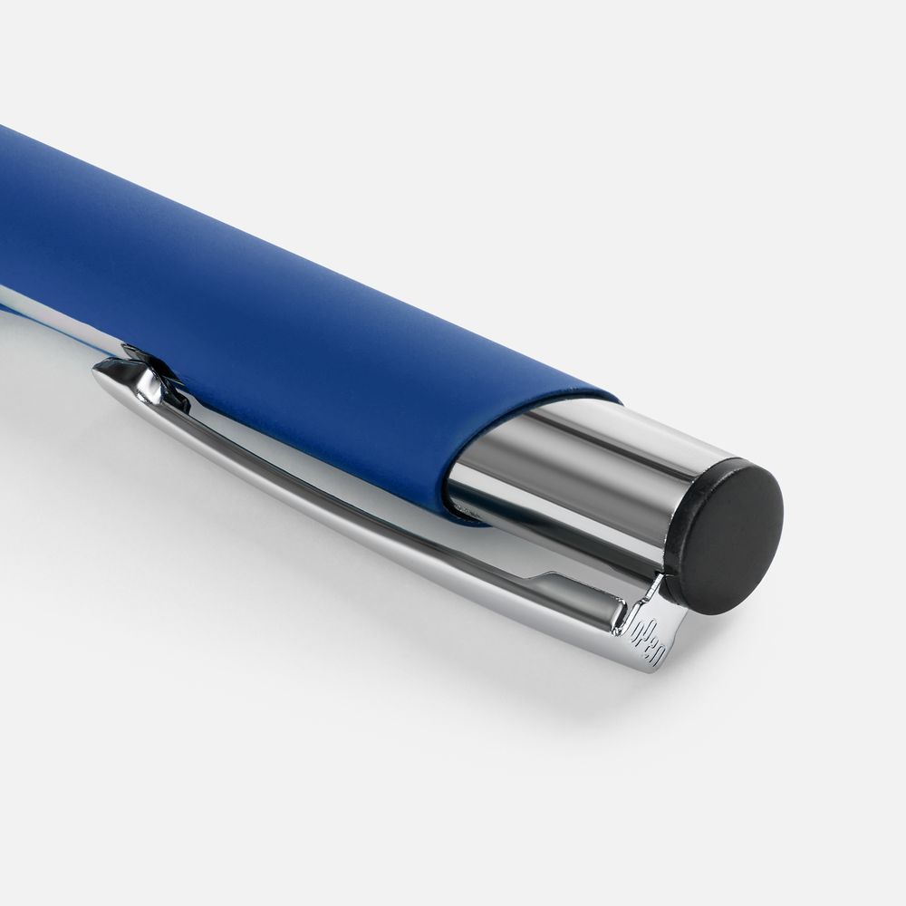 Ручка шариковая Keskus Soft Touch, ярко-синяя / Миниатюра WWW (1000)