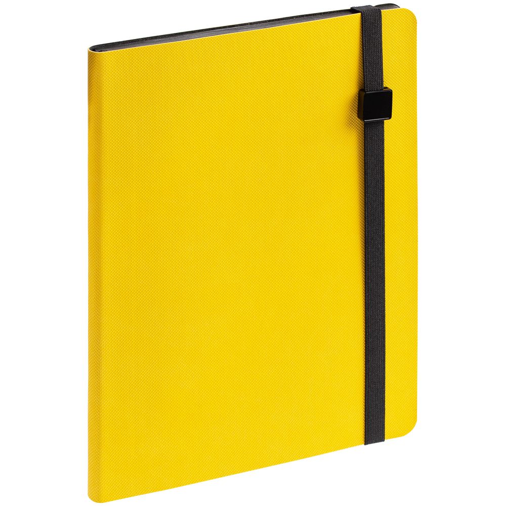 Еженедельник Cheery Black, недатированный, желтый / Миниатюра WWW (1000)