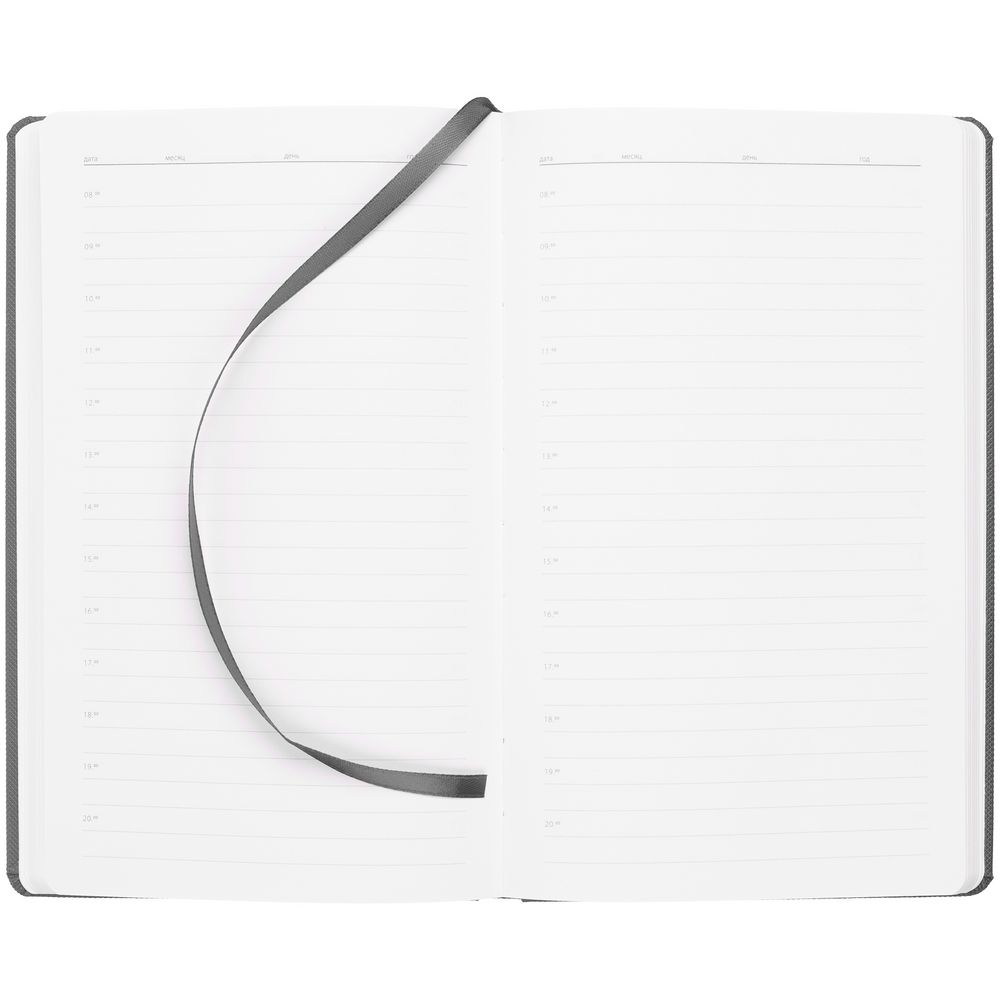 Ежедневник Grade, недатированный, серый / Миниатюра WWW (1000)