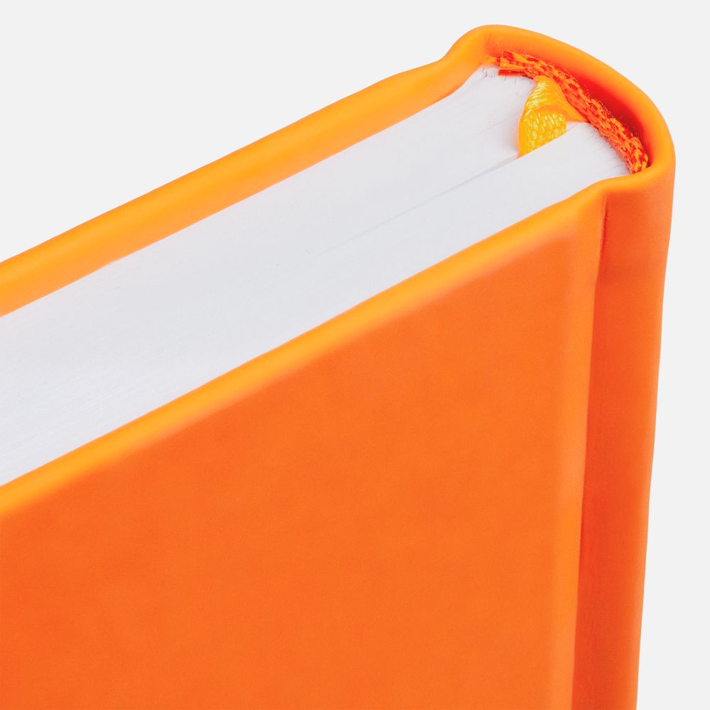 Ежедневник Favor Metal, недатированный, оранжевый / Миниатюра WWW (1000)