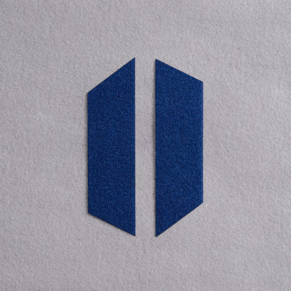 Основа Velkro L для крепления шевронов на липучке, синяя / Миниатюра WWW (1000)