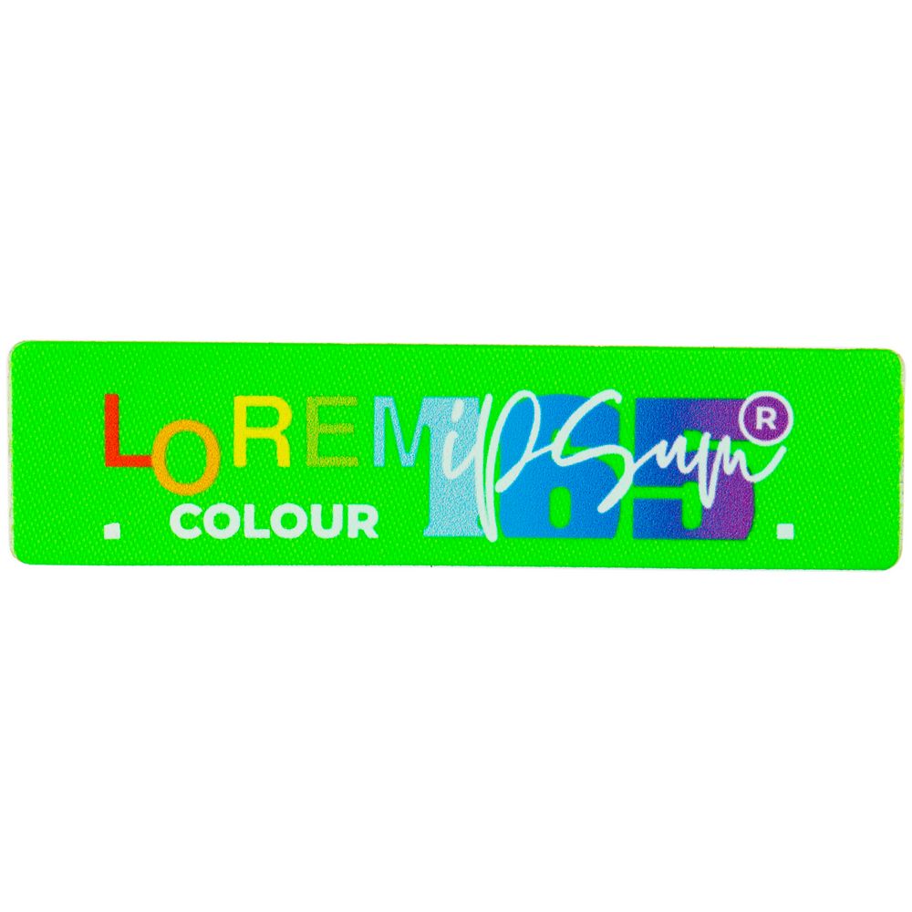 Наклейка тканевая Lunga, S, зеленый неон / Миниатюра WWW (1000)