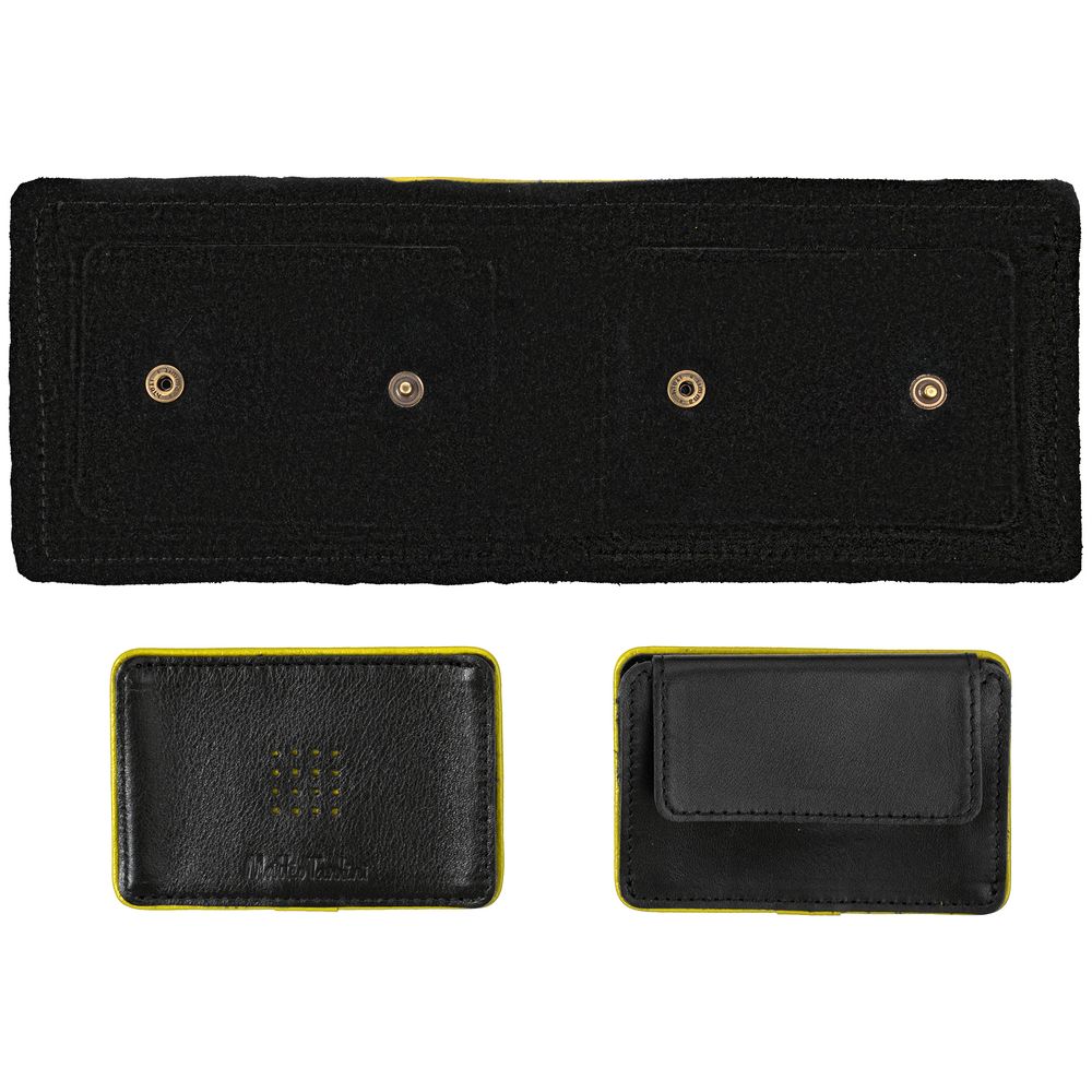 Кошелек Partinico, черный с желтым / Миниатюра WWW (1000)