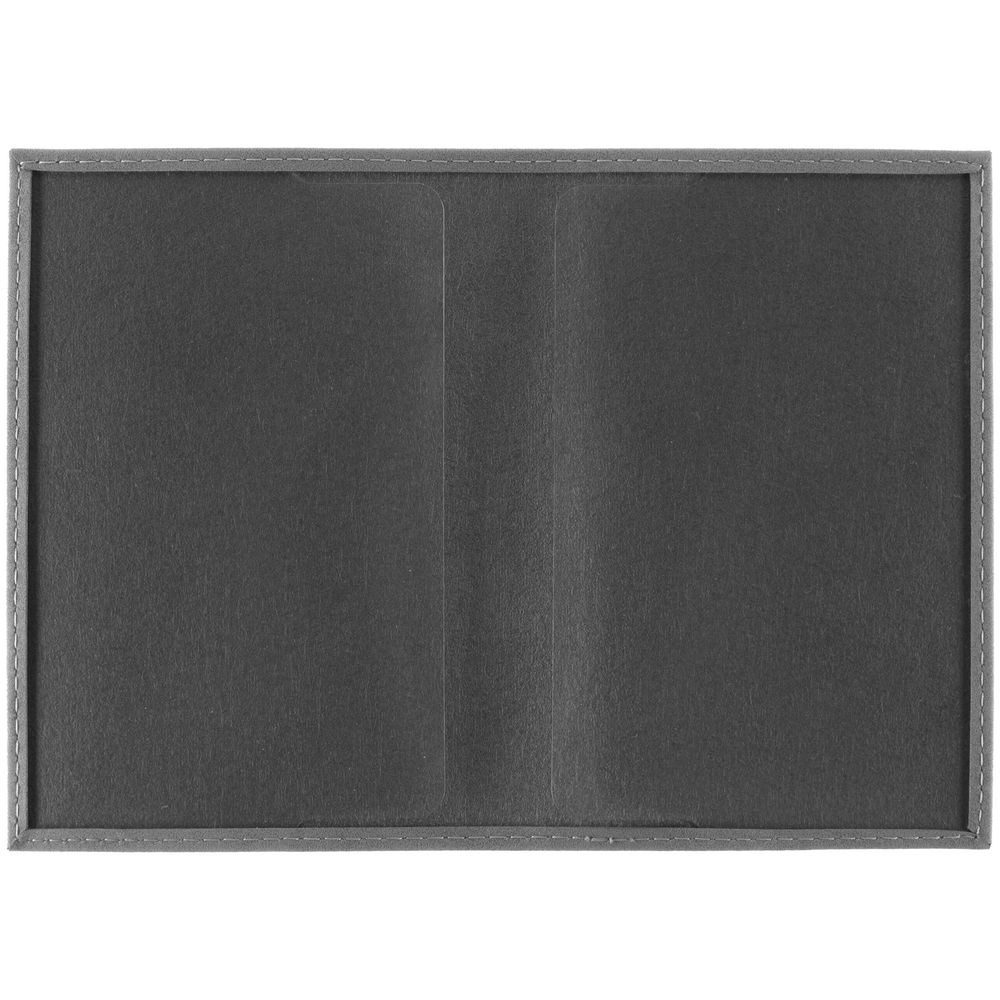 Обложка для паспорта Nubuk, светло-серая / Миниатюра WWW (1000)