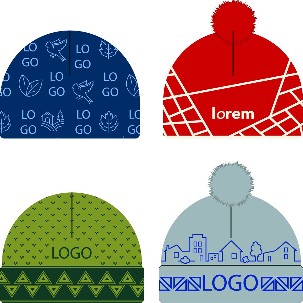 Шапка на заказ Tricksy Classic, полушерсть / Миниатюра WWW (1000)