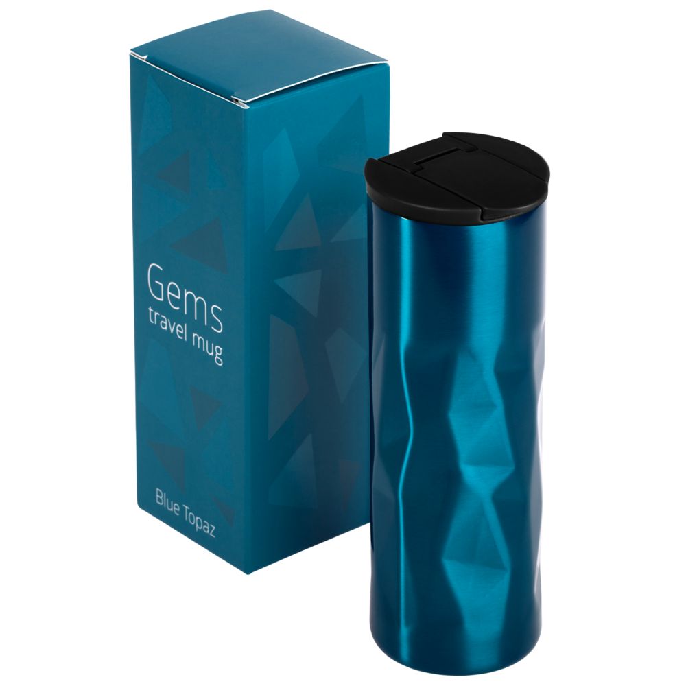 Термостакан Gems Blue Topaz, синий / Миниатюра WWW (1000)