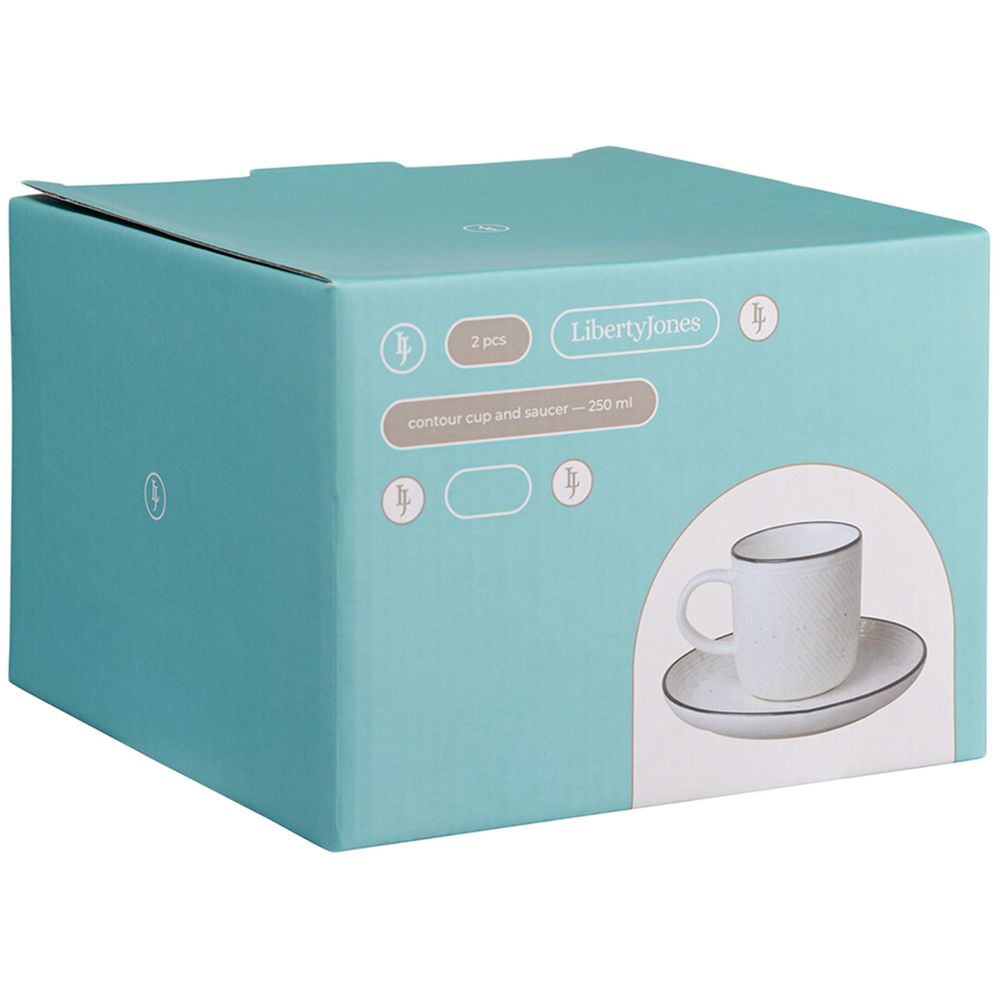 Набор из 2 чайных пар Contour / Миниатюра WWW (1000)