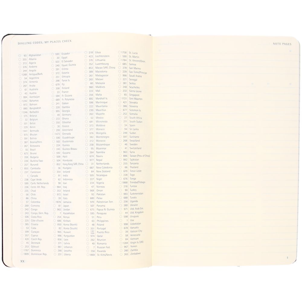 Записная книжка Moleskine Professional Large, черная / Миниатюра WWW (1000)