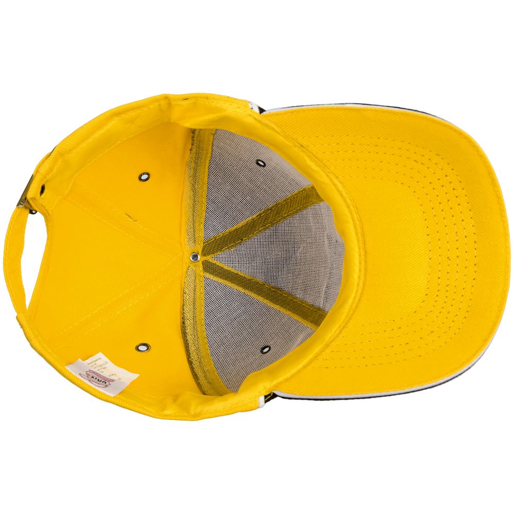 Бейсболка Unit Smart, черная с желтым / Миниатюра WWW (1000)