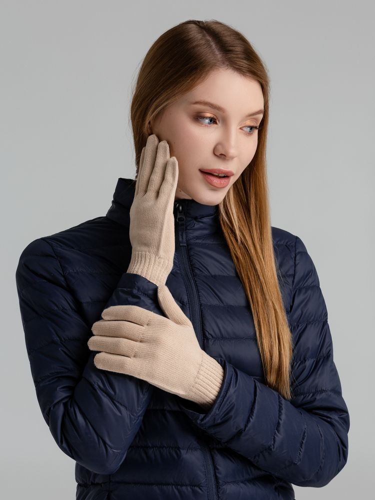 Перчатки Real Talk, бежевые / Миниатюра WWW (1000)