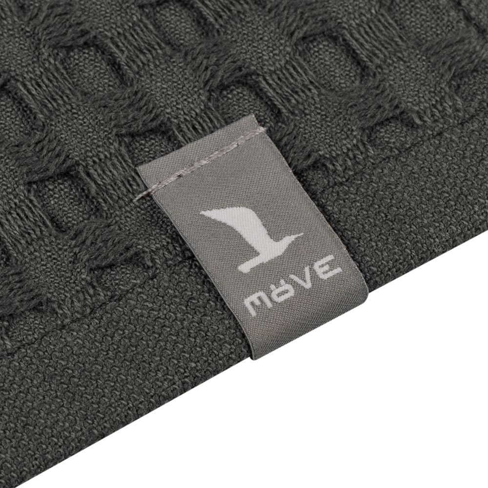 Полотенце вафельное Piquee, среднее, серое / Миниатюра WWW (1000)