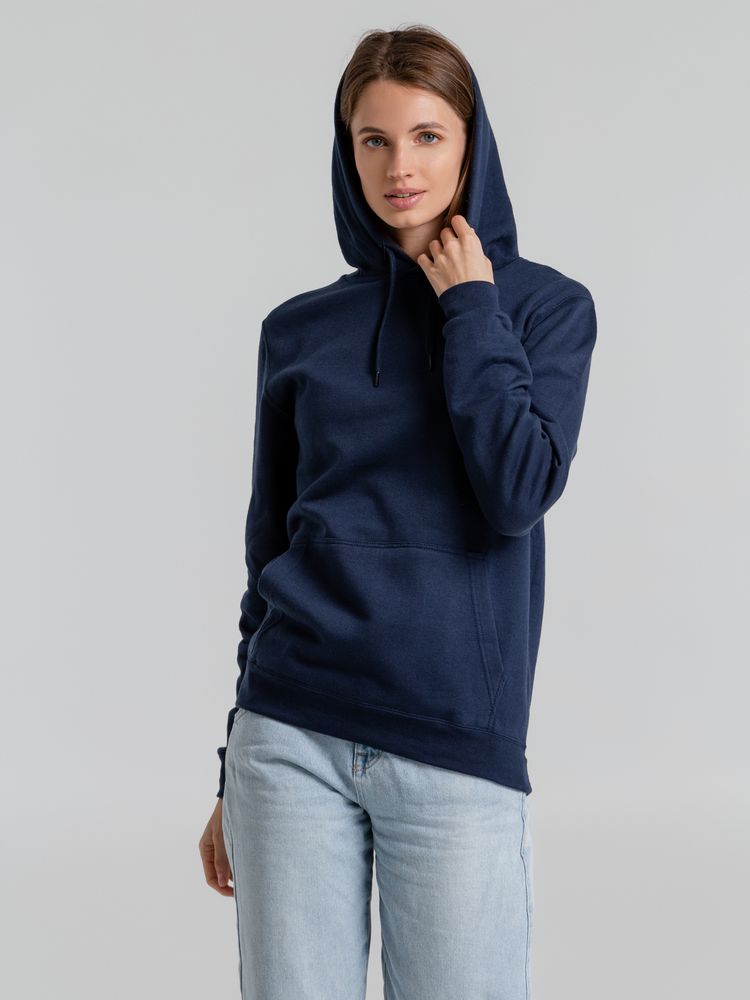 Толстовка с капюшоном Snake II темно-синяя / Миниатюра WWW (1000)