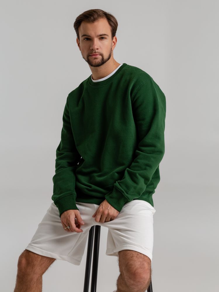 Свитшот унисекс King, темно-зеленый / Миниатюра WWW (1000)