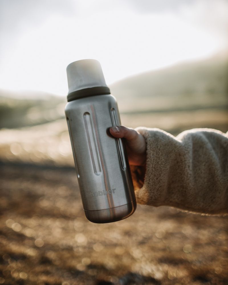 Термос Flask 1000, вакуумный, стальной матовый / Миниатюра WWW (1000)