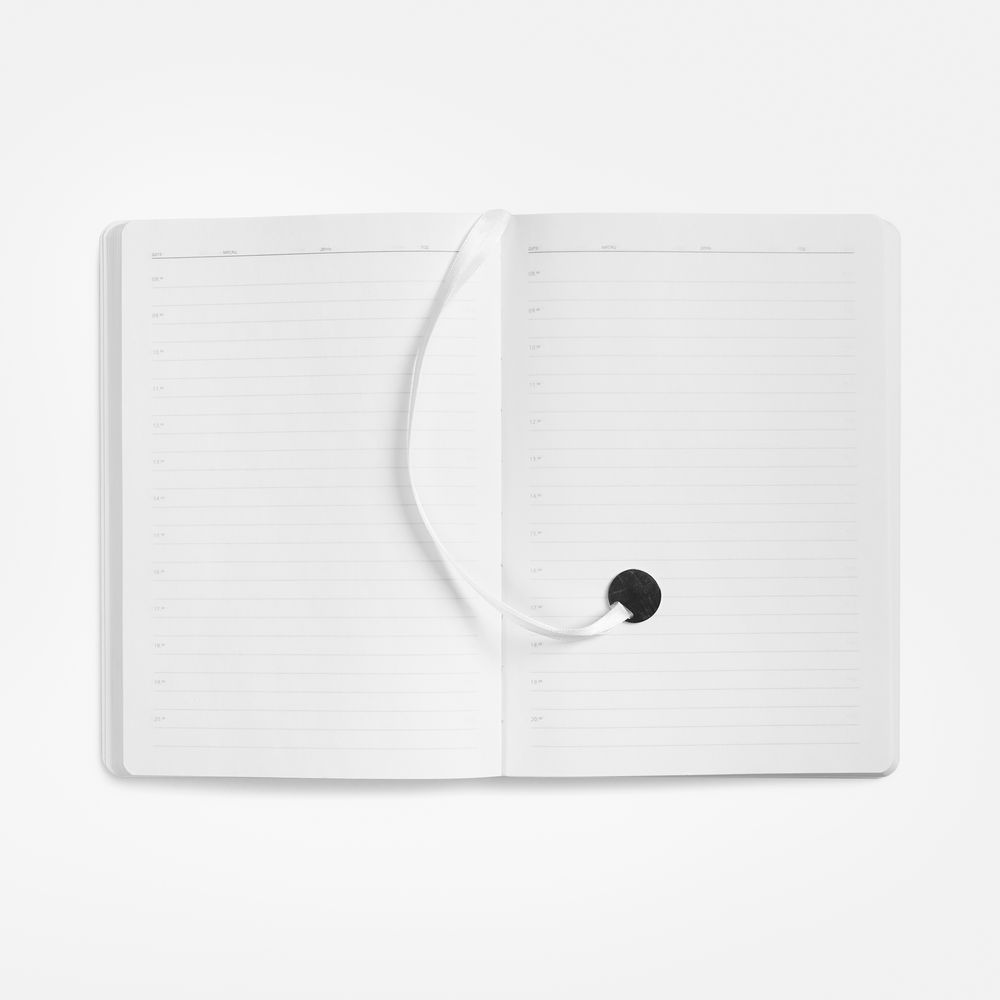 Ежедневник Lafite, недатированный, белый / Миниатюра WWW (1000)