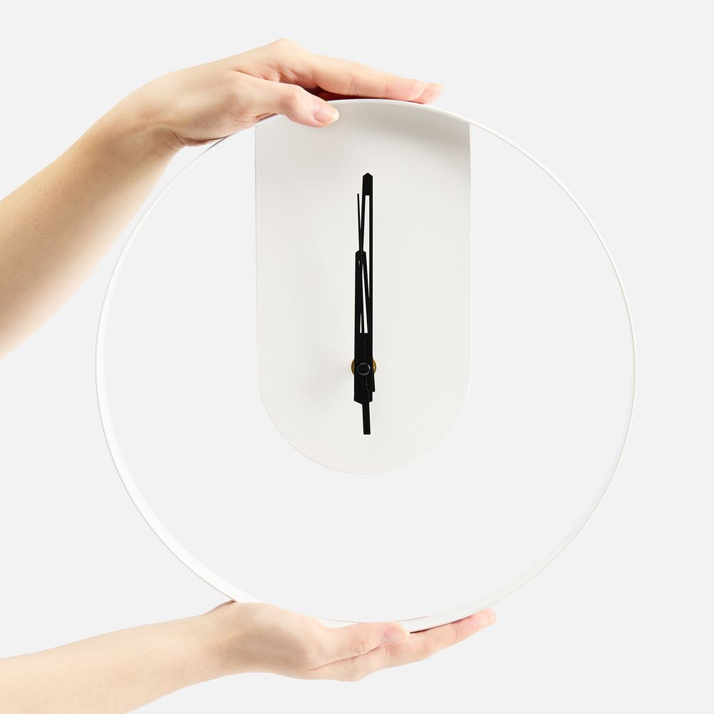 Часы Laconic, белые / Миниатюра WWW (1000)