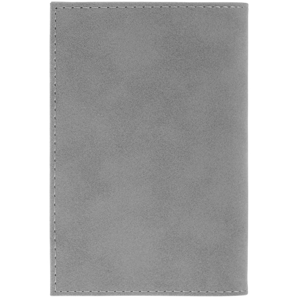 Обложка для паспорта Nubuk, светло-серая / Миниатюра WWW (1000)