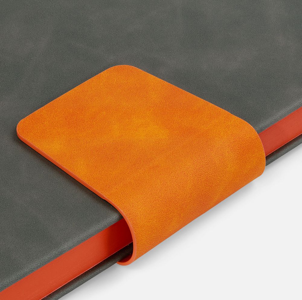 Ежедневник Grande Strap на заказ, датированный, серый / Миниатюра WWW (1000)