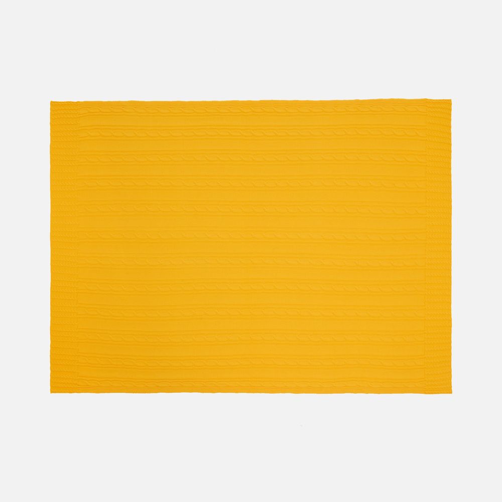 Плед Remitti, желтый / Миниатюра WWW (1000)