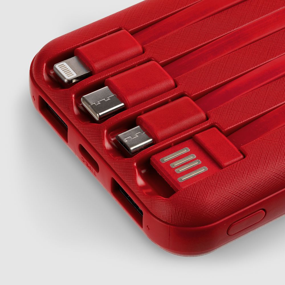 Аккумулятор Omni Qi 10000 мАч, ver.2, красный / Миниатюра WWW (1000)