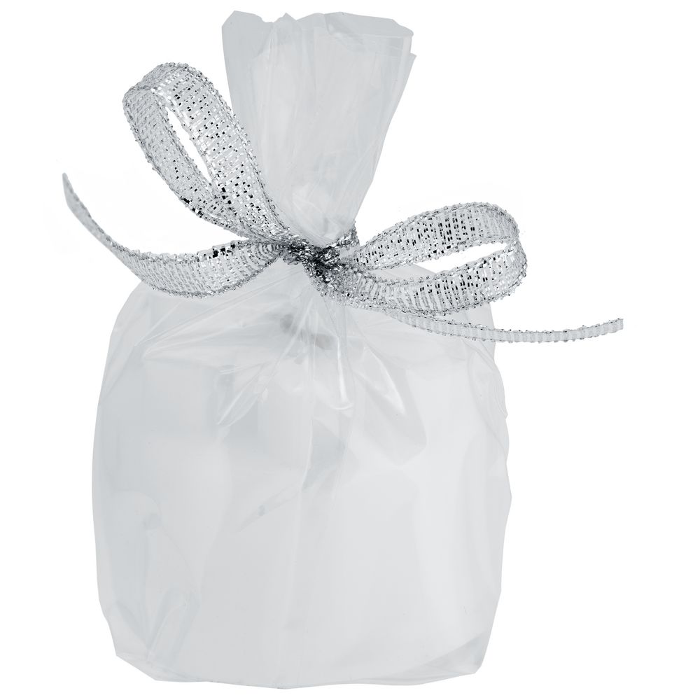 Свеча «Снежинка», малая, белая / Миниатюра WWW (1000)