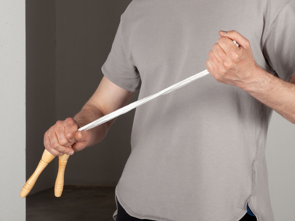 Скакалка с деревянными ручками Forrest Jump / Миниатюра WWW (1000)