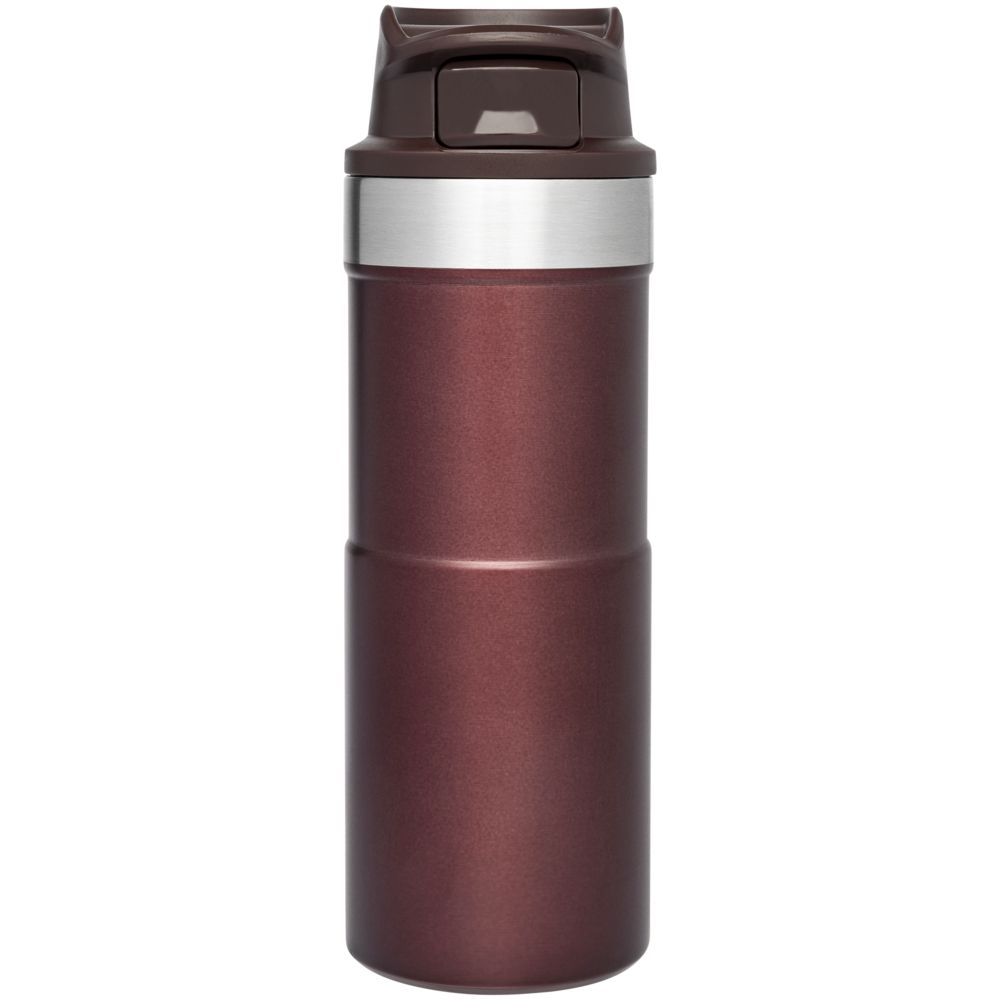 Термокружка Stanley Classic One Hand 2.0, большая, бордовая / Миниатюра WWW (1000)