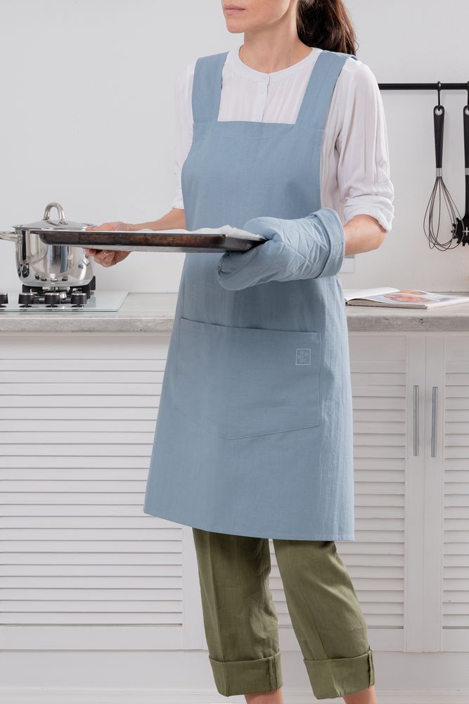 Фартук Feast Mist, серо-голубой / Миниатюра WWW (1000)