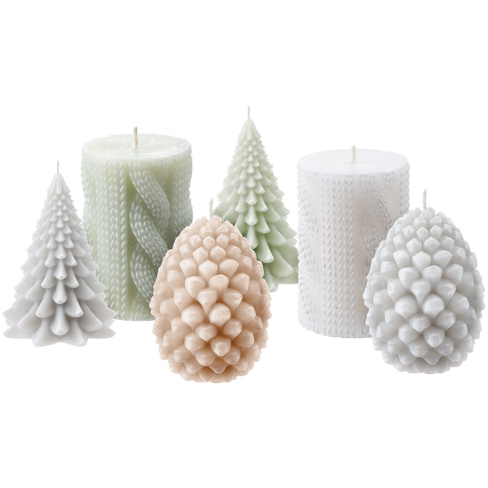 Свеча Homemate Cylinder, зеленая / Миниатюра WWW (1000)