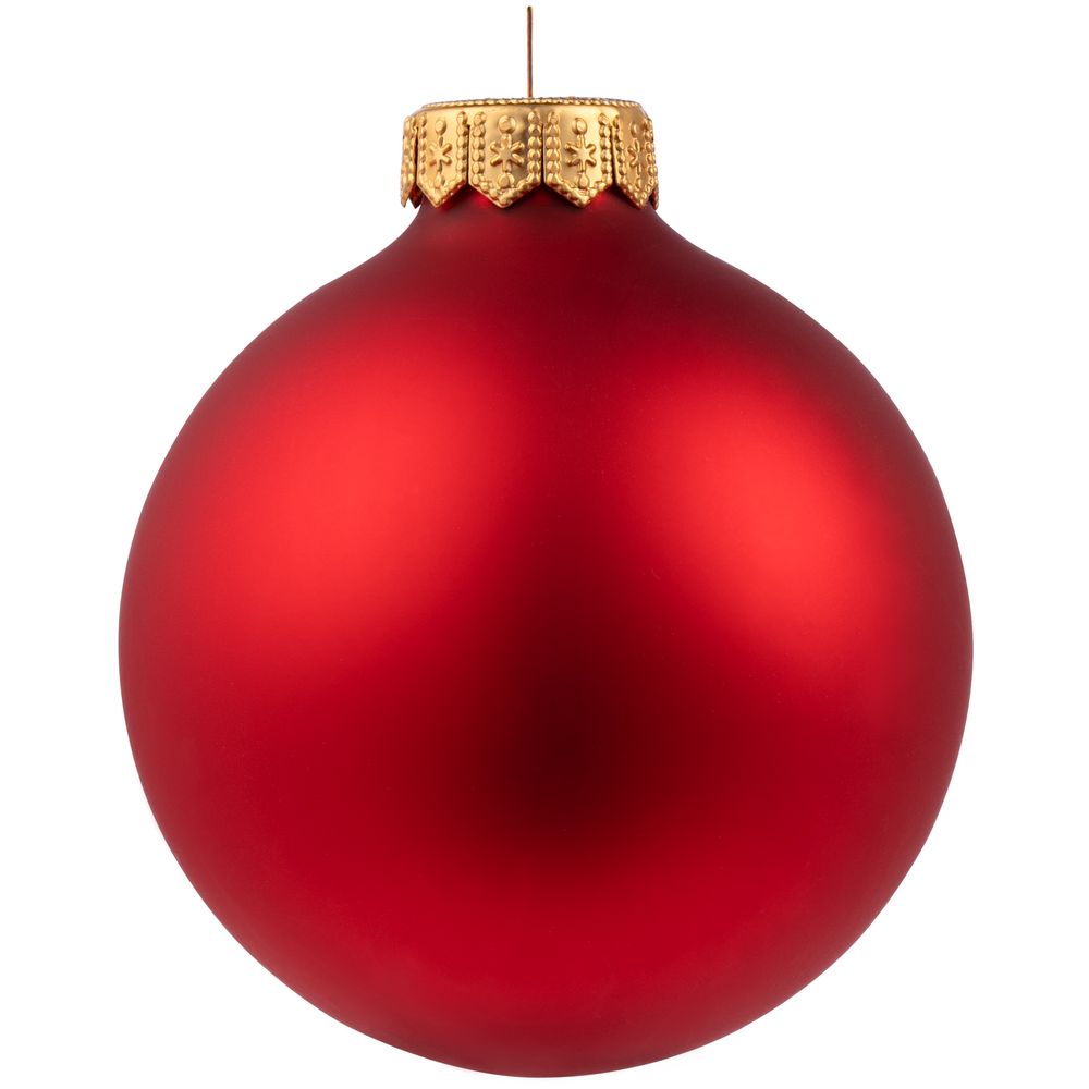 Елочный шар Gala Night Matt в коробке, красный, 8 см / Миниатюра WWW (1000)