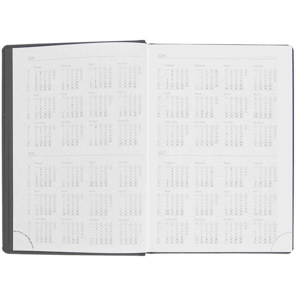 Ежедневник Mobile, недатированный, черно-синий / Миниатюра WWW (1000)