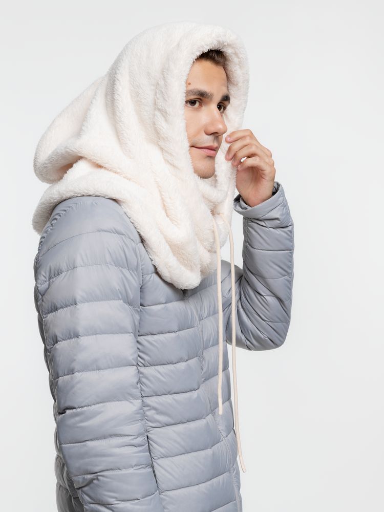 Балаклава-капюшон Flocky, молочно-белая / Миниатюра WWW (1000)