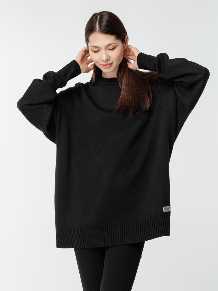 Джемпер оверсайз унисекс Stated в сумке, черный / Миниатюра WWW (1000)