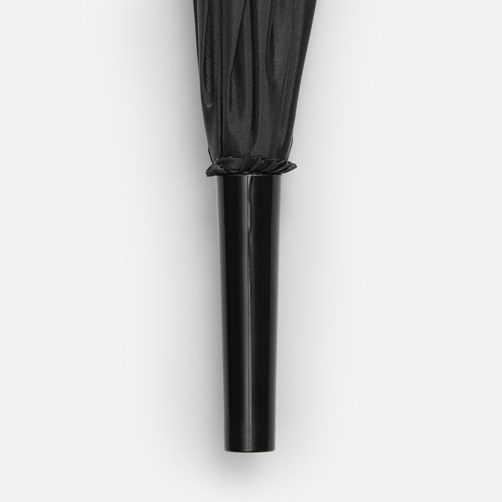 Зонт-трость Promo, черный / Миниатюра WWW (1000)