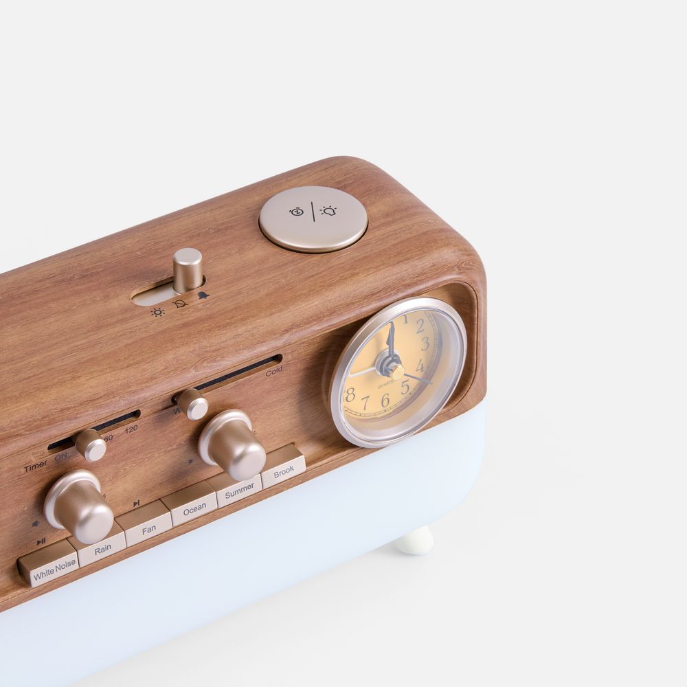 Bluetooth-колонка с беспроводной зарядкой, часами и подсветкой Multiverse, ver.2 / Миниатюра WWW (1000)