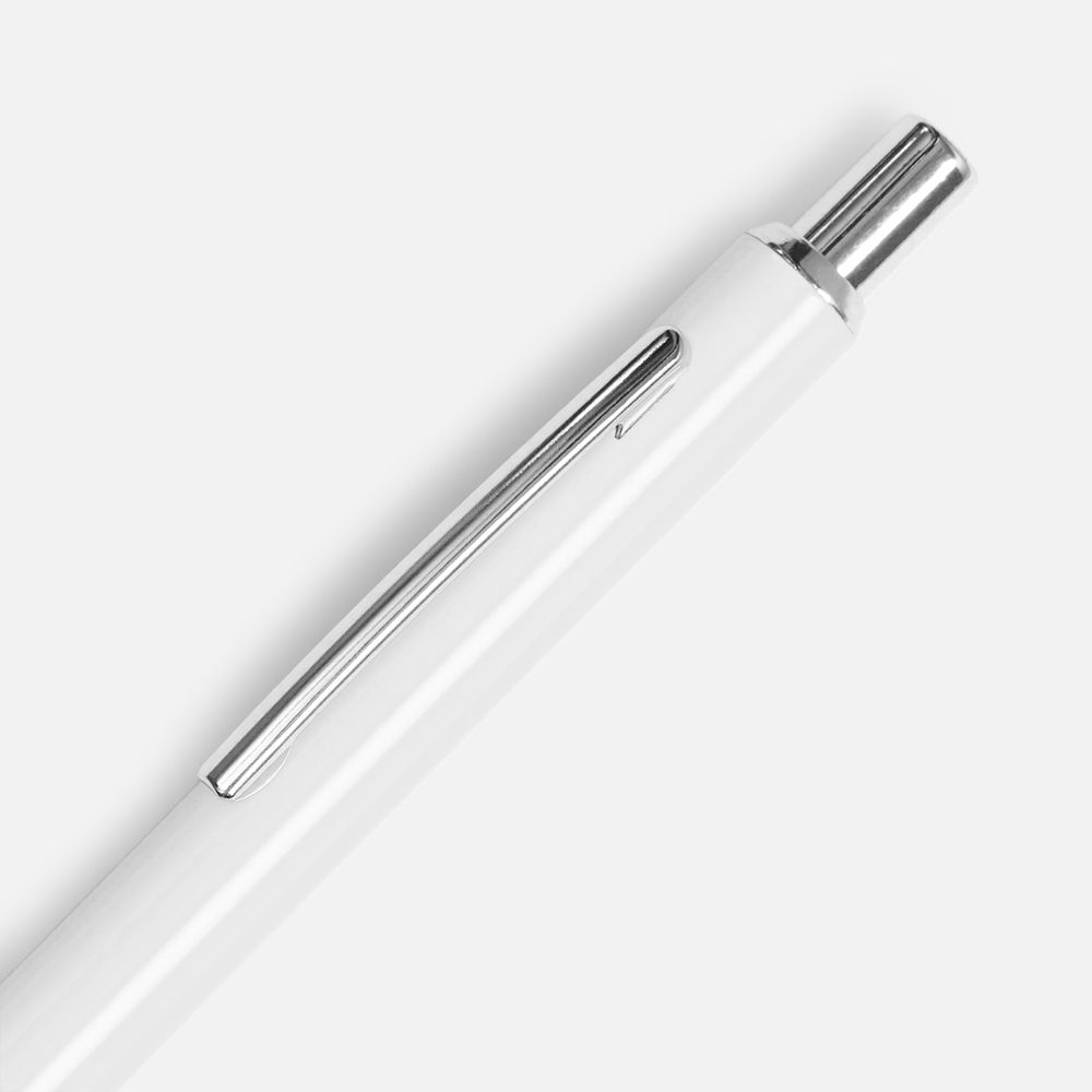 Ручка шариковая Mastermind, белая / Миниатюра WWW (1000)