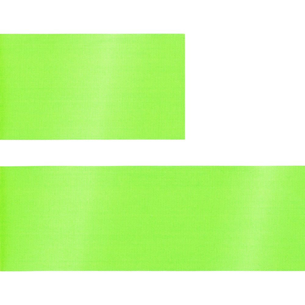 Лента сатиновая Satin 35 XXL, зеленый неон, 210 см / Миниатюра WWW (1000)