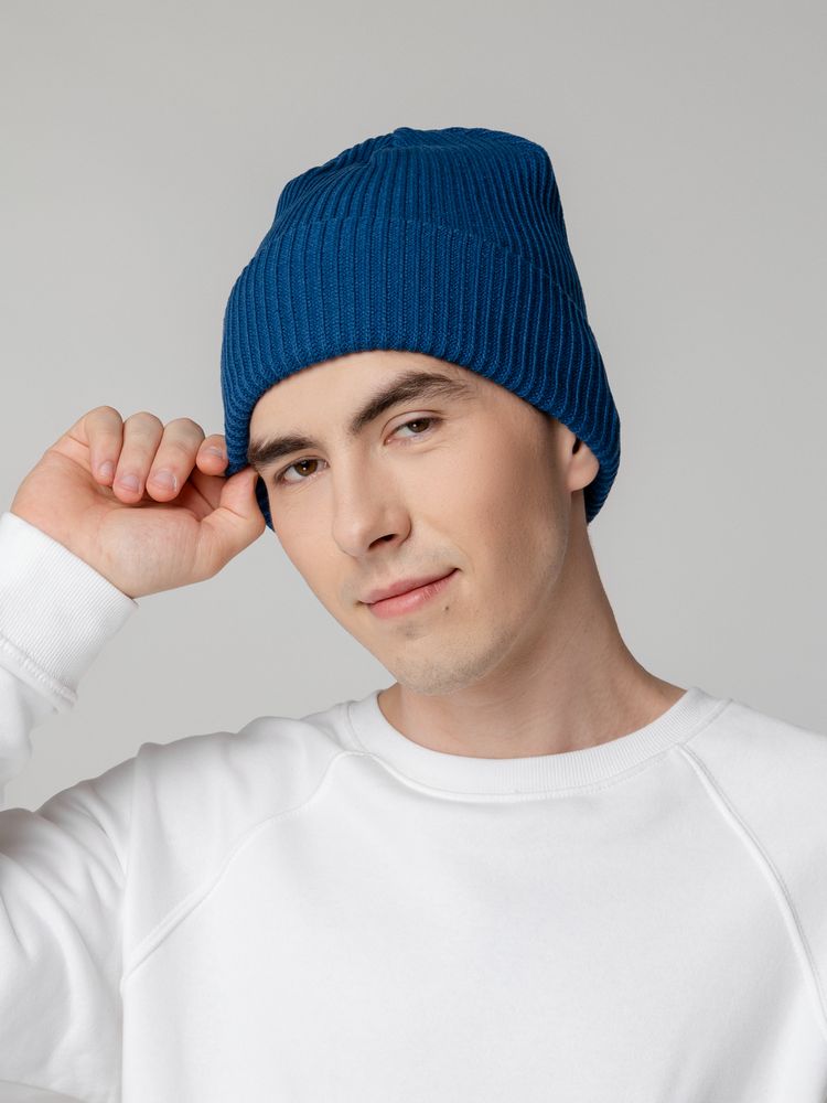 Шапка Franky, темно-синяя (лазурная) / Миниатюра WWW (1000)