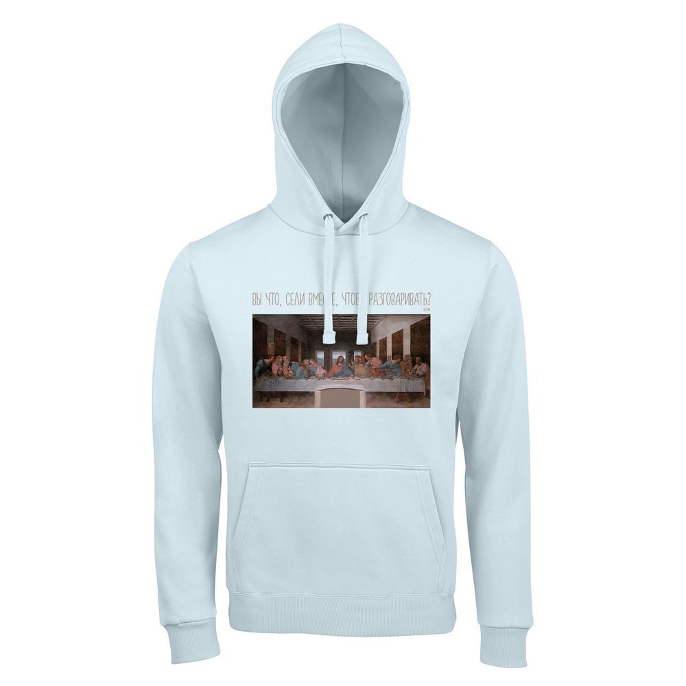 Худи «Вы что, сели вместе», голубое / Миниатюра WWW (1000)