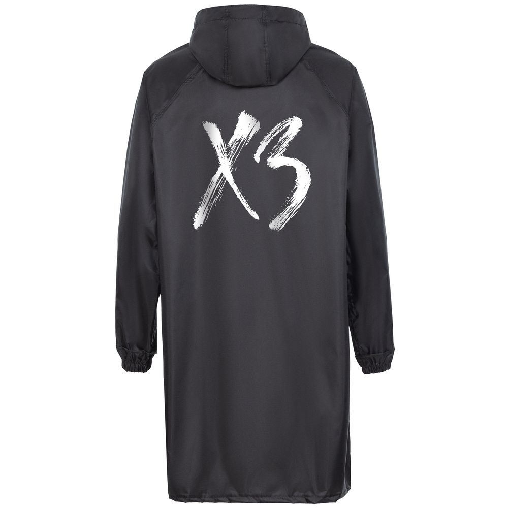 Дождевик с карманами «ХЗ», черный / Миниатюра WWW (1000)