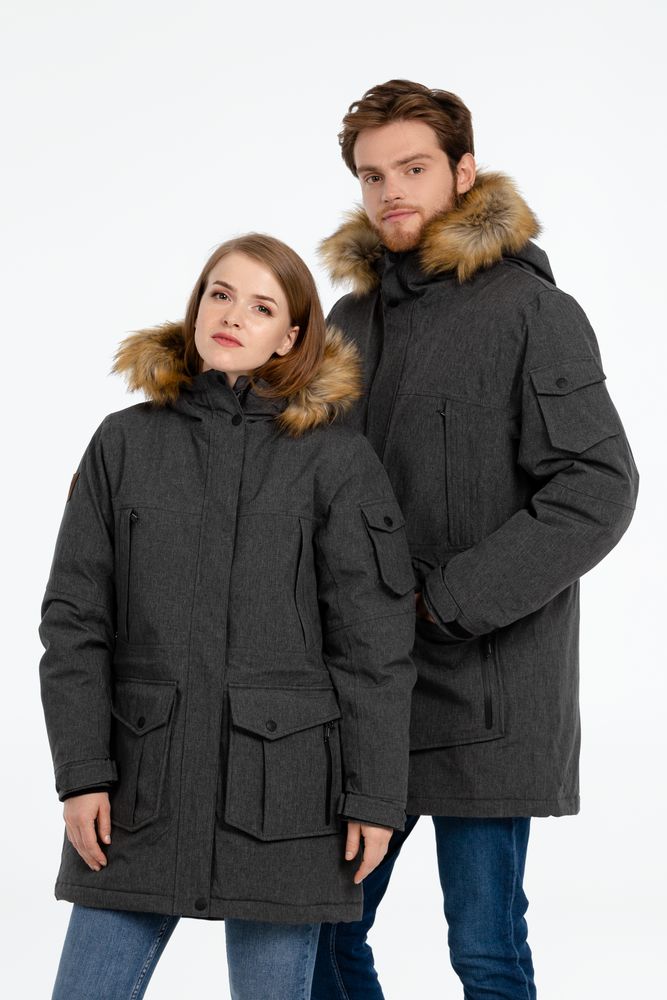 Парка женская Explorer, серый меланж / Миниатюра WWW (1000)