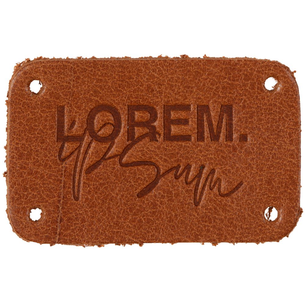 Лейбл кожаный Beta, S, горчичный / Миниатюра WWW (1000)