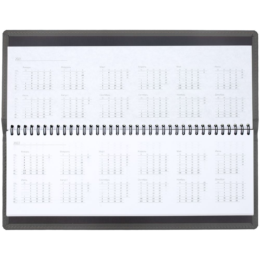 Планинг Latte, недатированный, серый / Миниатюра WWW (1000)