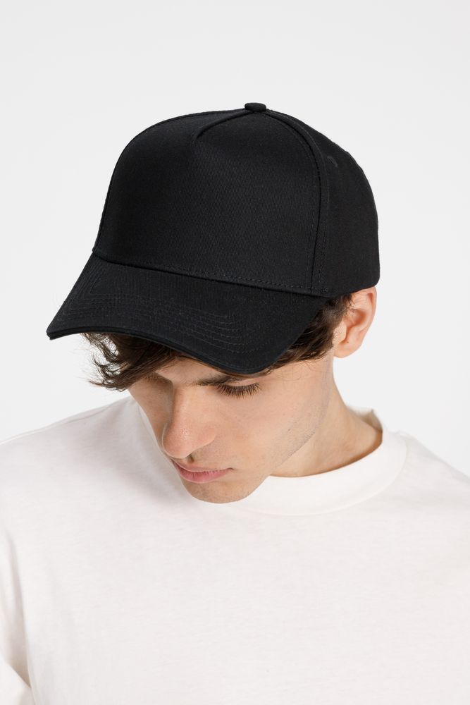 Бейсболка C1, черная / Миниатюра WWW (1000)