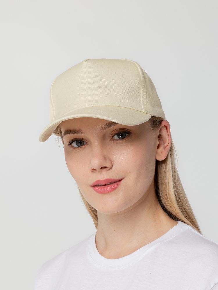 Бейсболка Standard, бежевая / Миниатюра WWW (1000)