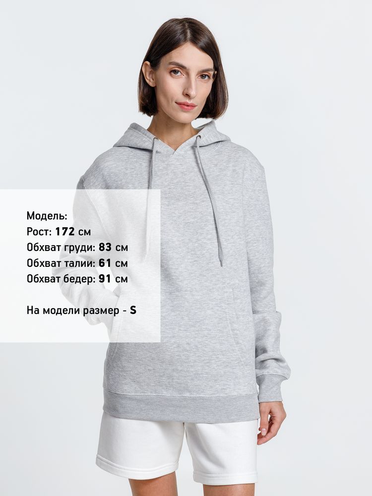 Худи унисекс Phoenix, серый меланж / Миниатюра WWW (1000)